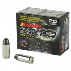 Barnes TAC-XPD, 45ACP+P, 185 Grain, TAC-XP, Hollow Point, Lead Free, 20 Round Box, California Certified Nonlead Ammunition 21555